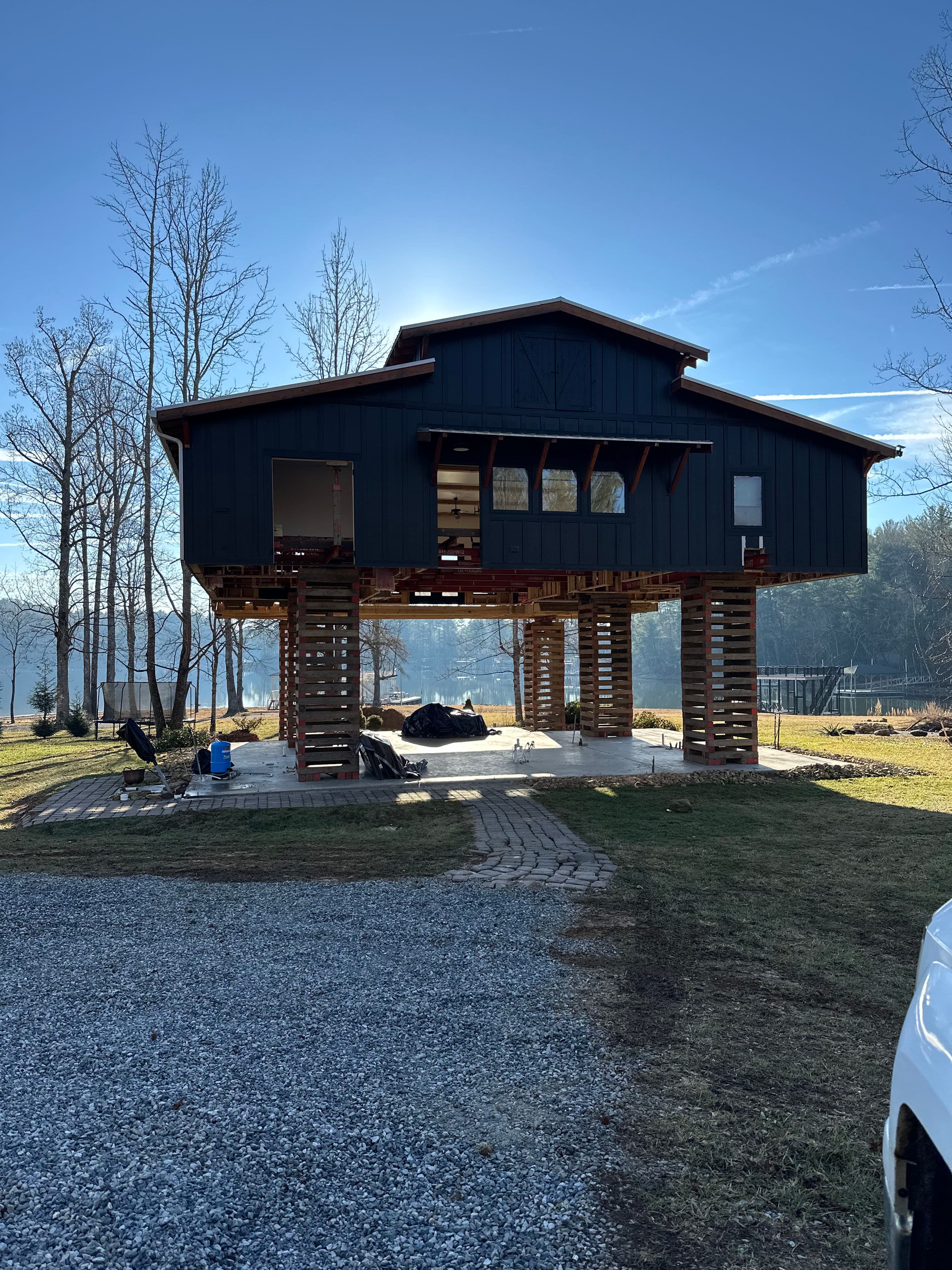 Project Lake James Home Raised After Hurricane Helene Gets Full Electrical Rebuild image