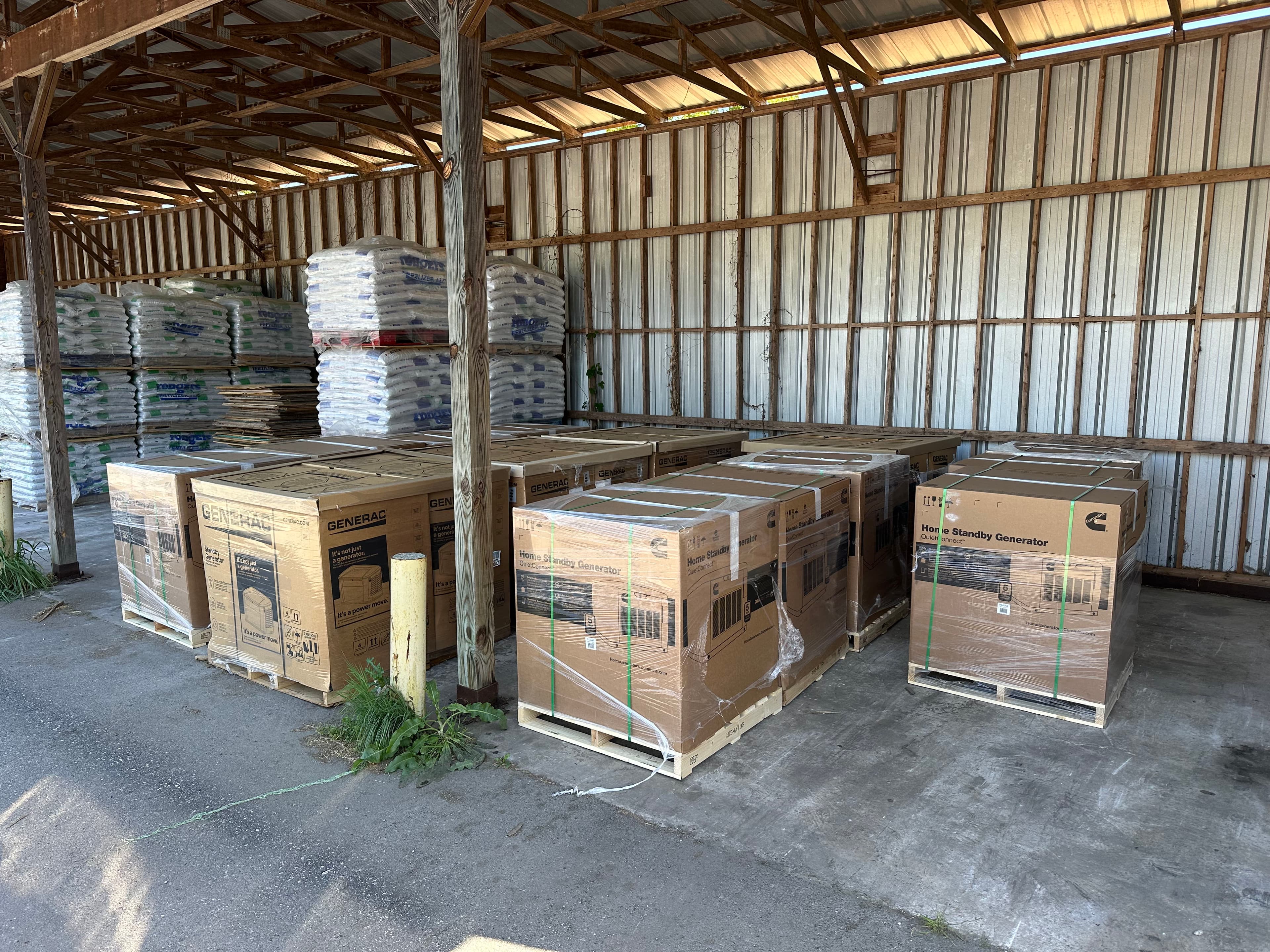 Project Fresh Shipment of Generac and Cummins Generators Now In Stock image